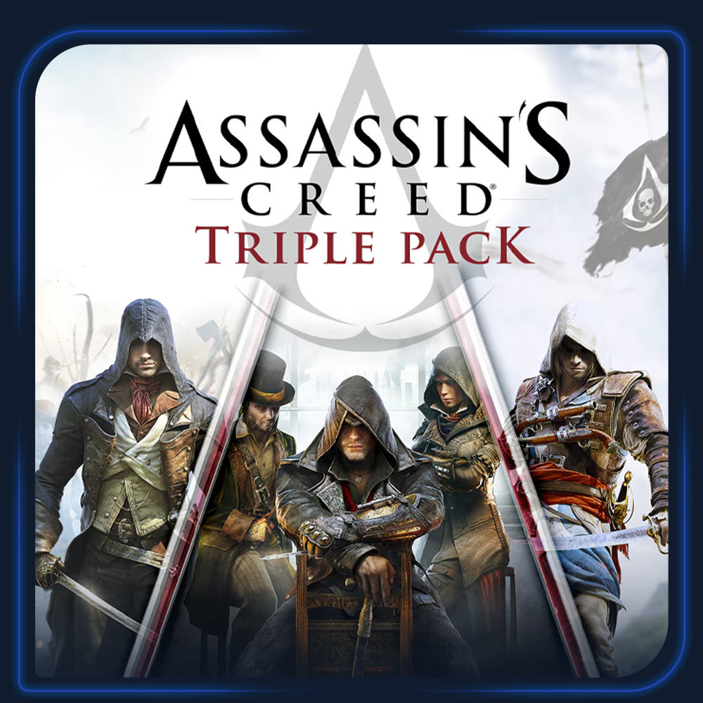 Assassin's Creed Triple Pack: Black Flag, Unity, Syndicate
